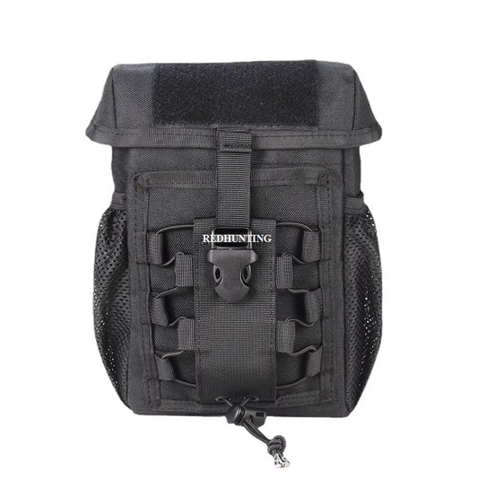 Tactical Pouch CS Dump Drop Pouch Outdooer Utility Pouch Bag Waterproof 1000D Nylon Folding Molle Dump Bag for Outdoor Hiking