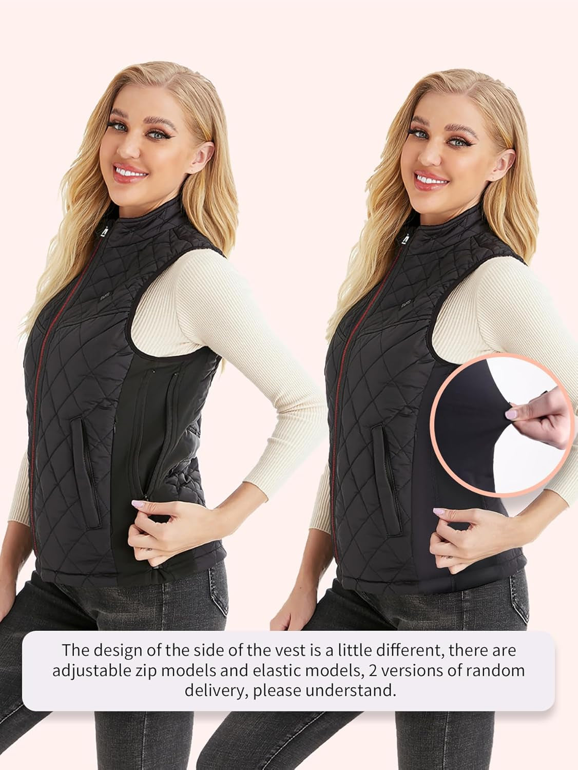 Heated Vest Women with Battery Pack, Rechargeable Lightweight Heating Warming for Hunting