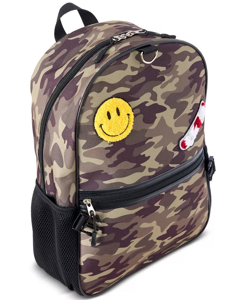 Big Boys Camo Backpack, Lunch Bag & Headphone Set