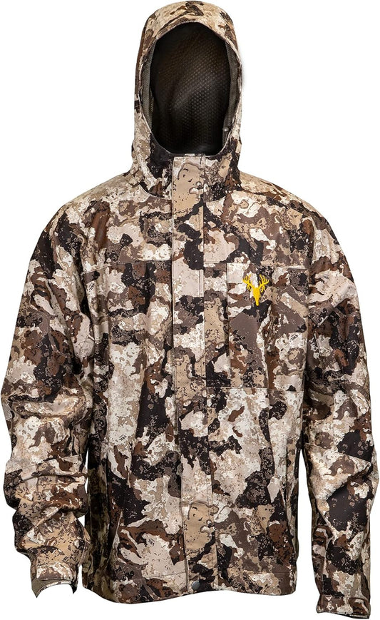 Youth Camo Rain Jacket - Breathable, Ultra-Light Mesh, Waterproof Hunting Outdoor Apparel