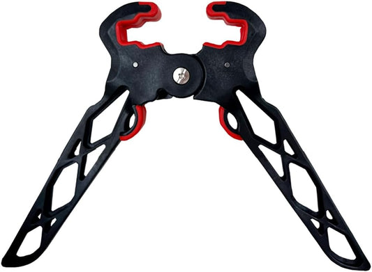 Folding Archery Bow Stand Compound Bow Kickstand Clamp Holder for Hunting