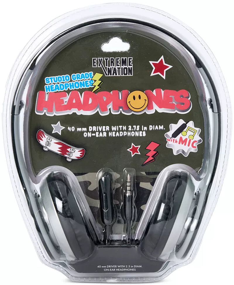 Big Boys Camo Backpack, Lunch Bag & Headphone Set