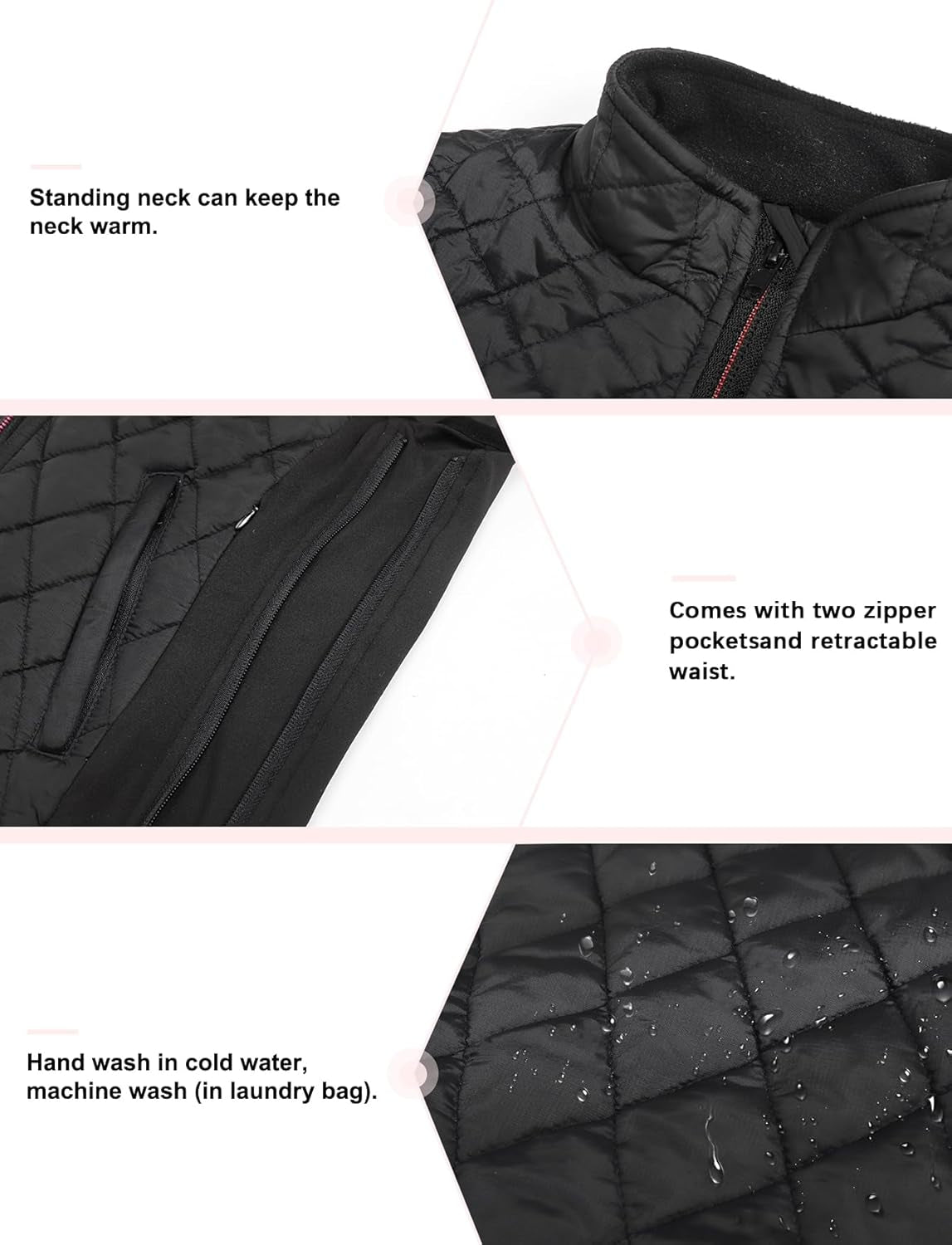 Heated Vest Women with Battery Pack, Rechargeable Lightweight Heating Warming for Hunting