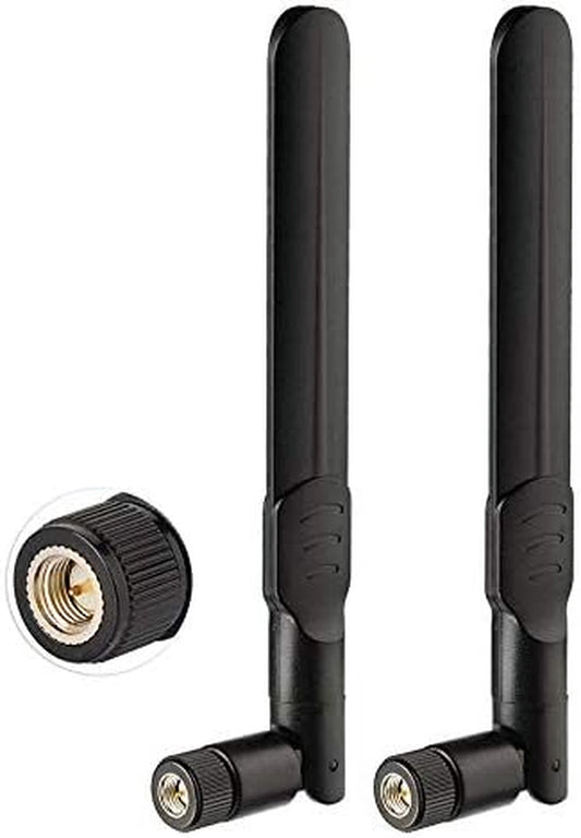 4G LTE 8Dbi SMA Male Antenna (2-Pack) Compatible with Spypoint Flex-S Dark Flex-Plus Flex-M G-36 Flex Dual-Sim Cell-Link Trail Game Camera Cellular Wireless Router Security Camera