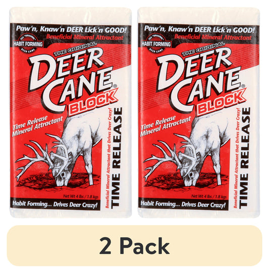(2 Pack) Evolved Deer Cane Block Adult Mineral Hunting Attractant