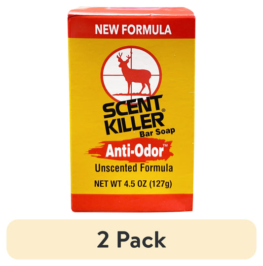 (2 Pack) , Scent Killer 4.5 Oz Bar Soap for Hunting