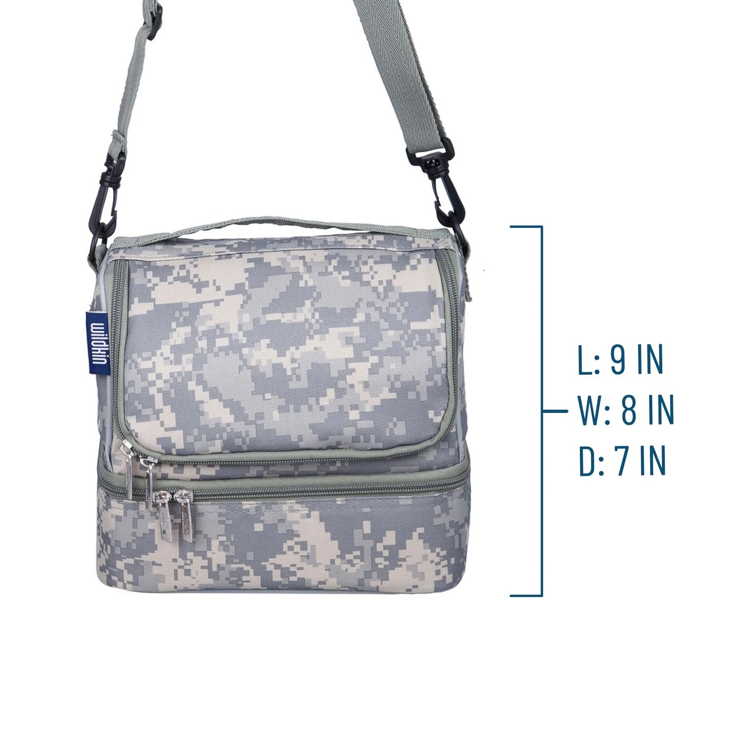 Kids Soft Sided Cooler Lunch Bag (Digital Camo Green)
