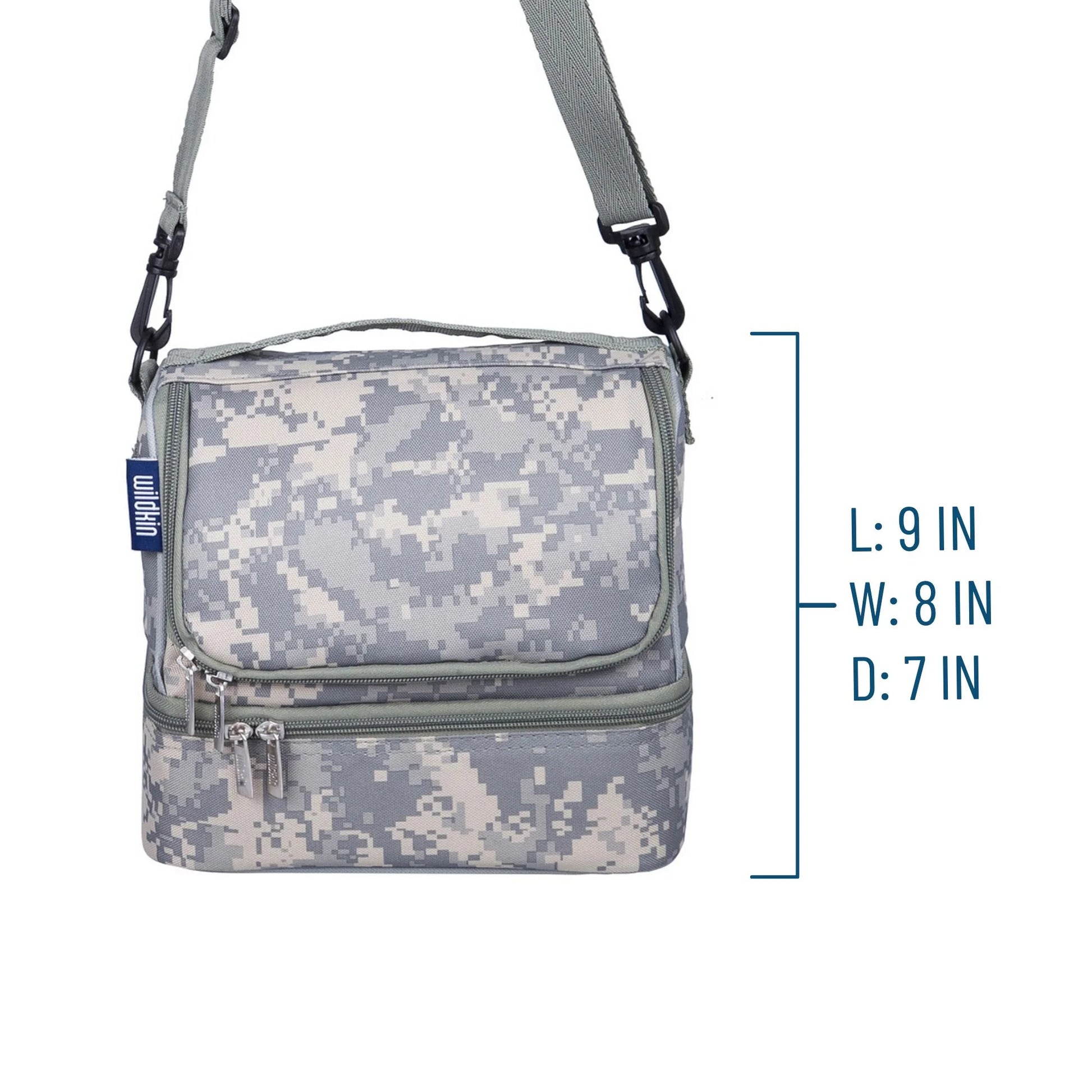 Kids Soft Sided Cooler Lunch Bag (Digital Camo Green)