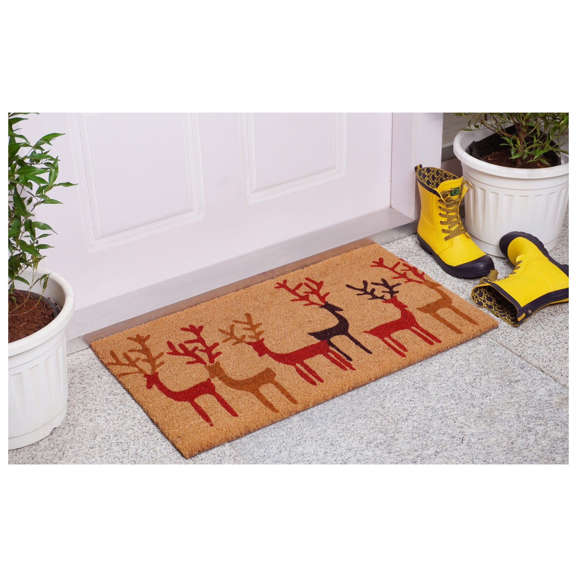 Christmas Deer Doormat