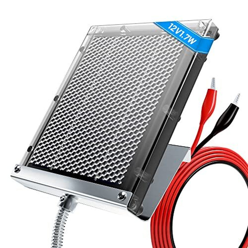 12V 1.7W Solar Panel for Deer Feeder Waterproof Solar Battery Charger With