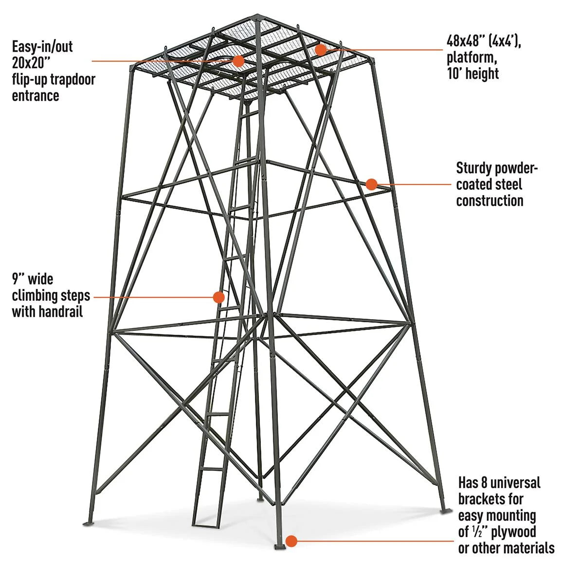 10' Elevated Hunting Platform
