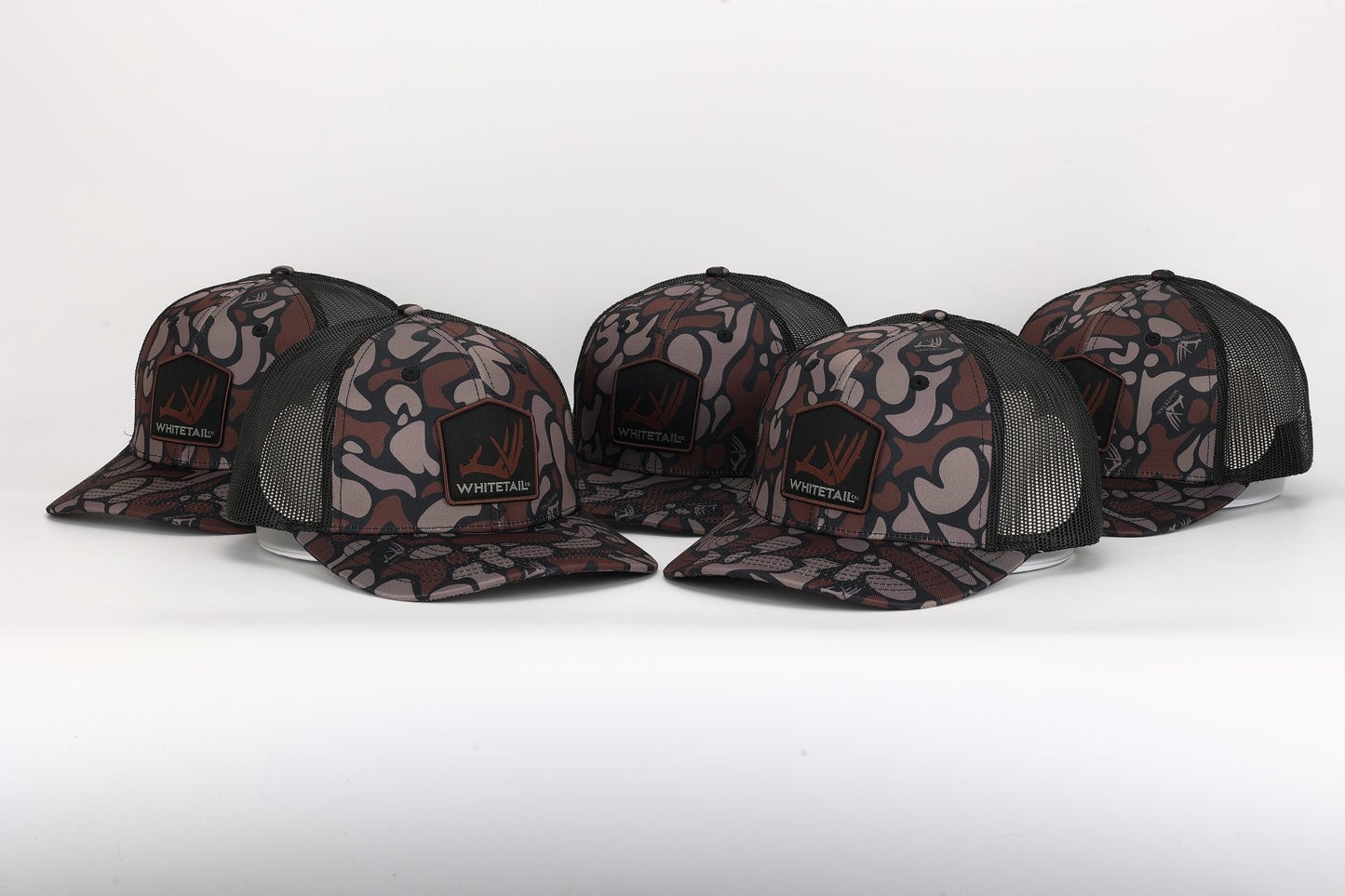 Whitetail Co. Dark Old Camo Shed Antler 6 Panel Hat