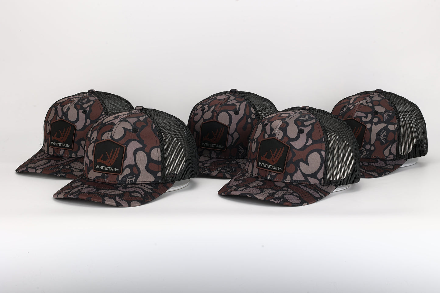 Whitetail Co. Dark Old Camo Shed Antler 6 Panel Hat