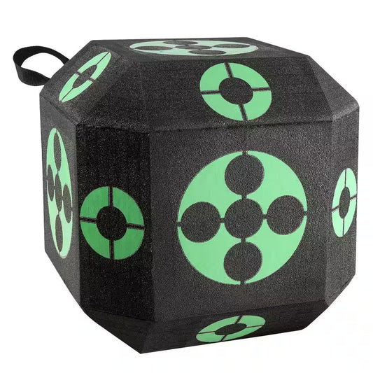 Archery Target 15 In. X 15 In. All-Side Shotting Archery Arrow Target Outdoor Portable Archery Target with Carry Handle
