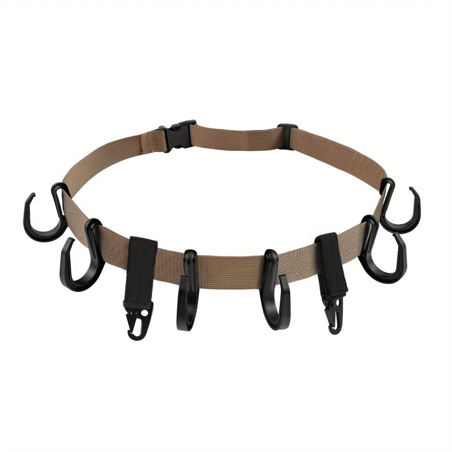 Treestand Strap Gear Hangers with Large Hooks, Lightweight Multi-Hook Accessory Holder Huntting Camping Hiking Tree Stand