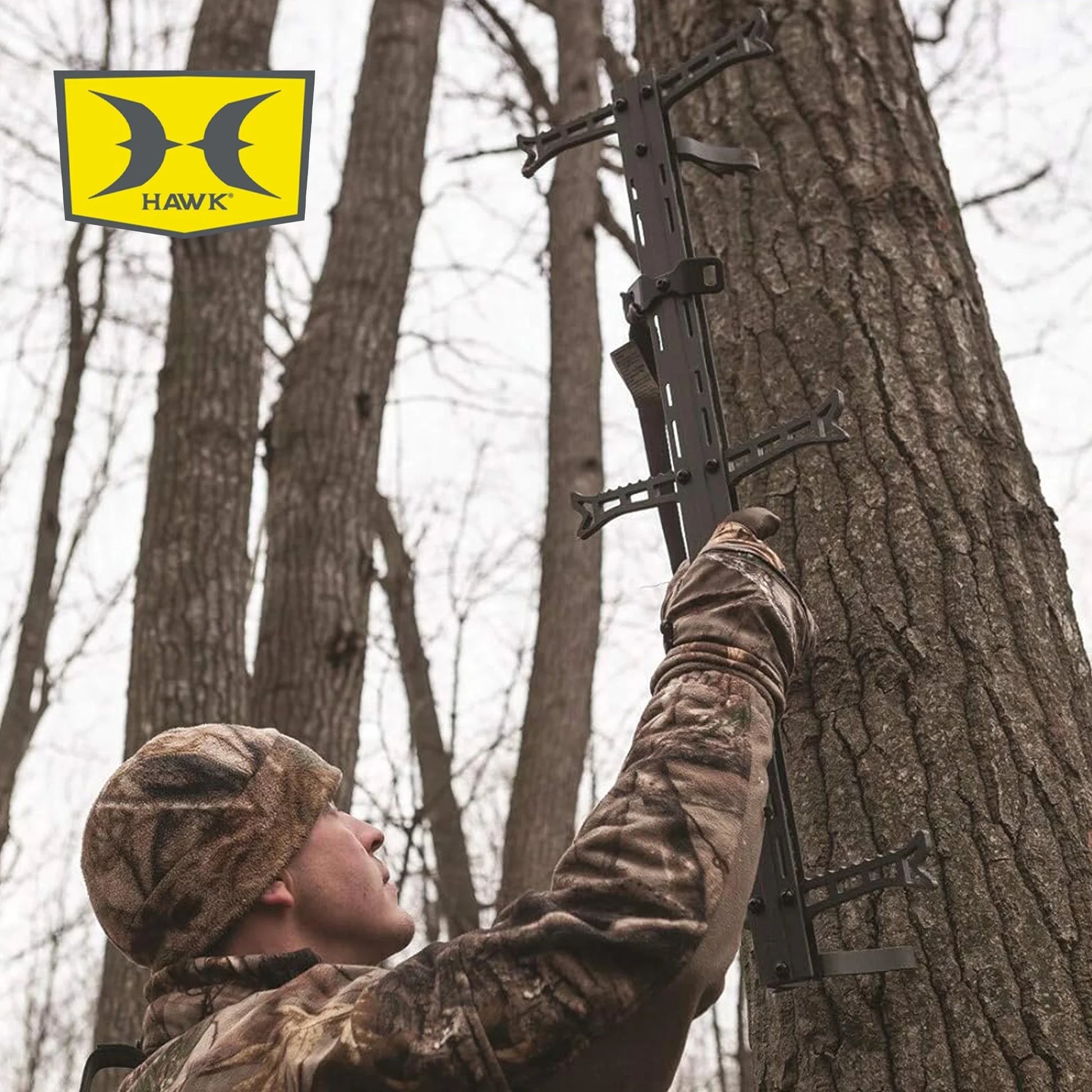 Helium Portable Climbing Sticks with Fold-Up Steps for Your Treestand, 3 Pack