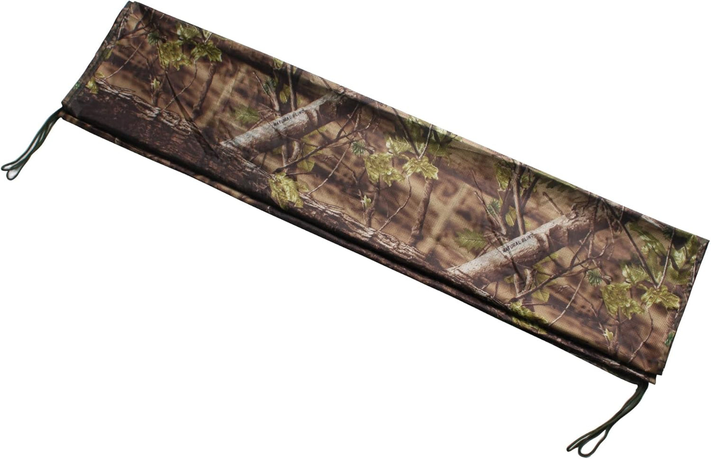One Way See through Camouflage Mesh Camo Netting 5Ftx6.5Ft Natural Blind Green