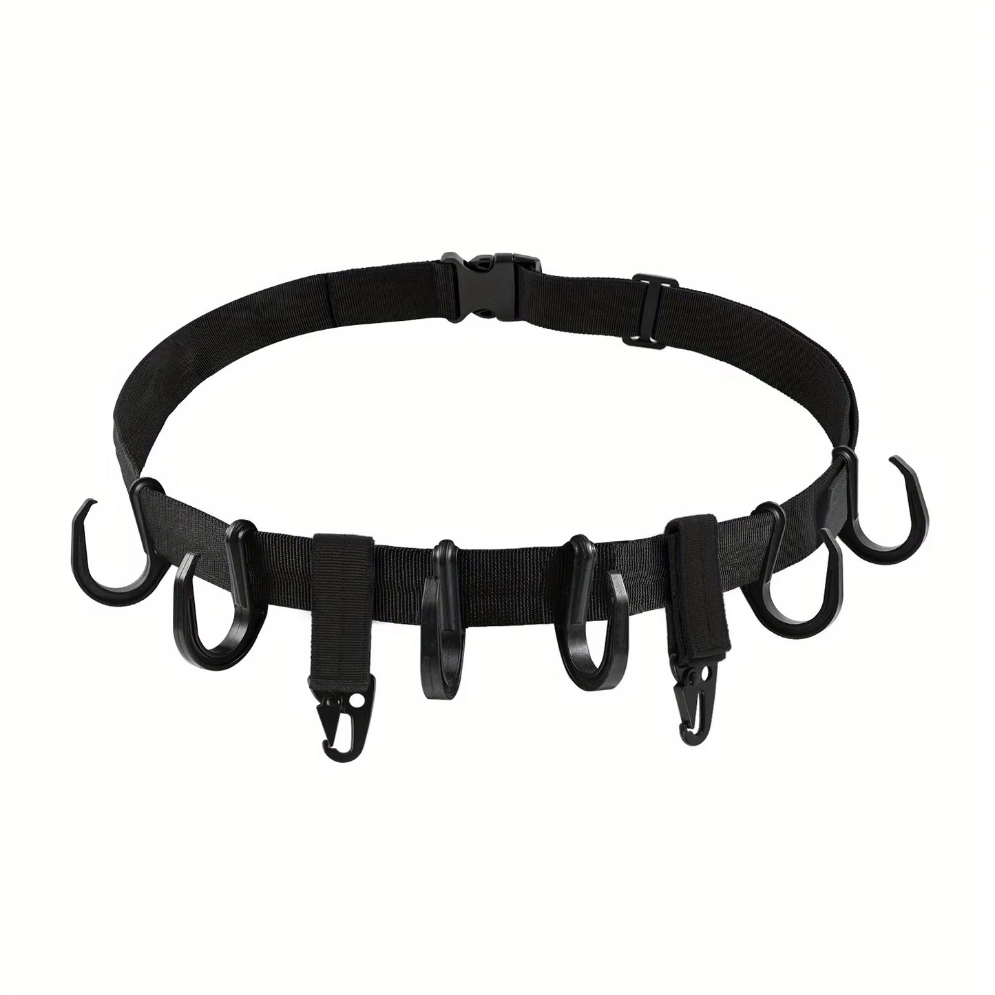 Treestand Strap Gear Hangers with Large Hooks, Lightweight Multi-Hook Accessory Holder Huntting Camping Hiking Tree Stand