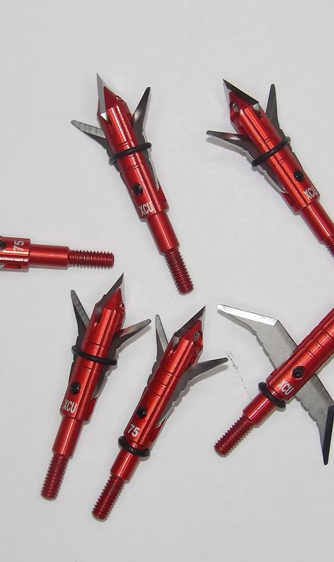 XECUTIONER BROADHEADS - BIG RED - 75Gr - Mechanical / Expandable