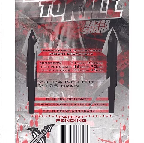 Xecutioner Hybrid Broadhead - Bow Hunting - Mechanical AND Fixed Blade