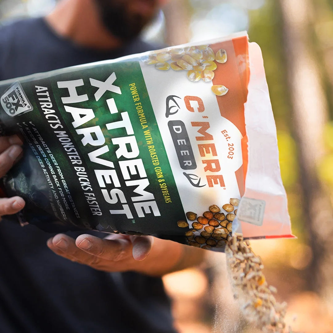 (3 Pack)  X-Treme Harvest Deer Attractant, 5.5 Lb Bag – Roasted Corn + Soybeans + FX500® Formula
