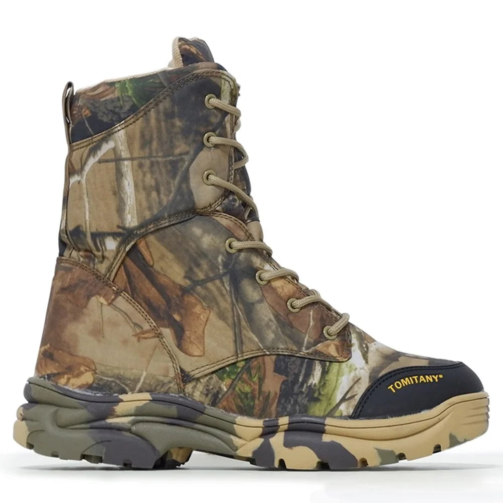 Mens Hunting Boots Hiking Jungle Shoes (Men Size 6.5-11)
