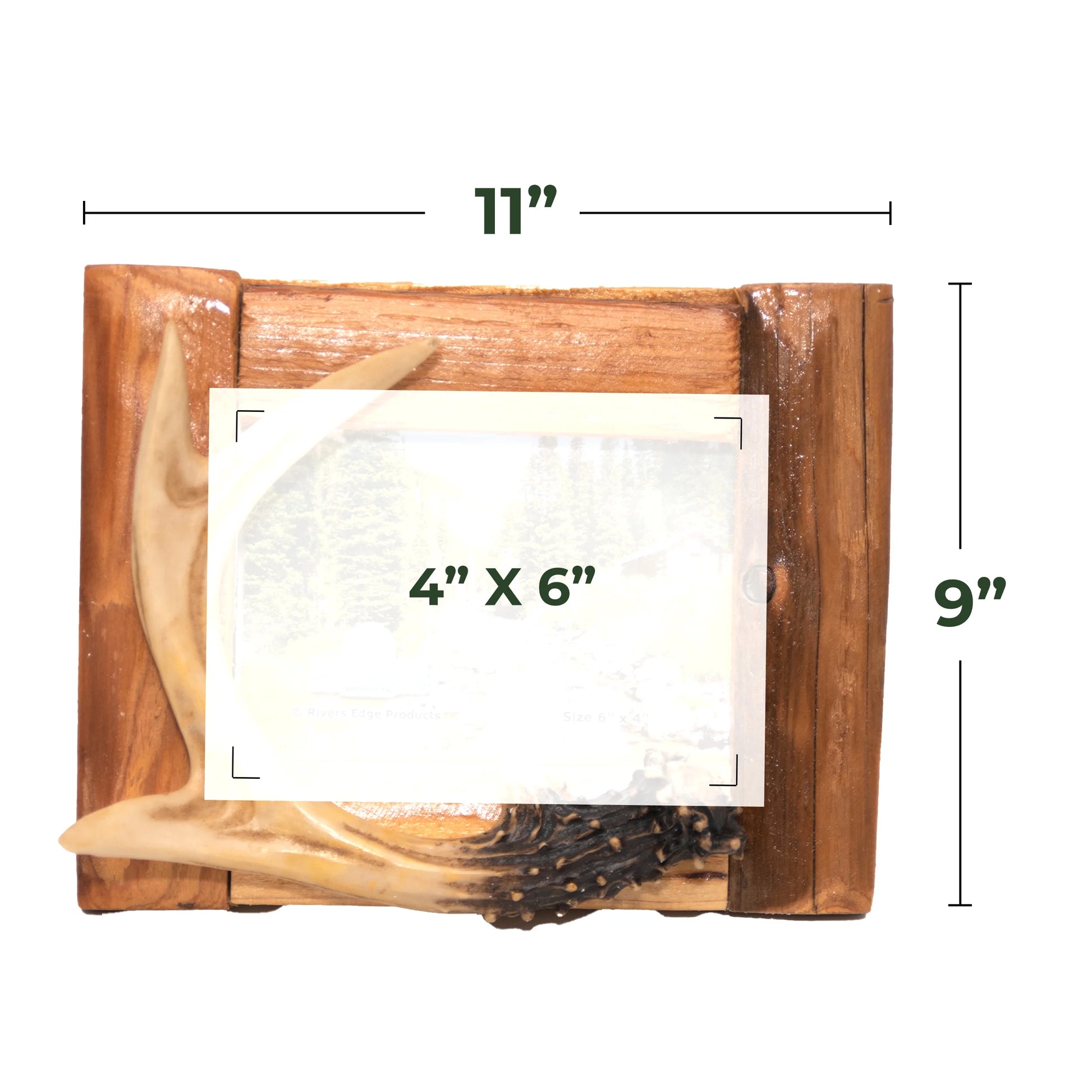 Products Picture Frame 4In X 6In - Deer Antler