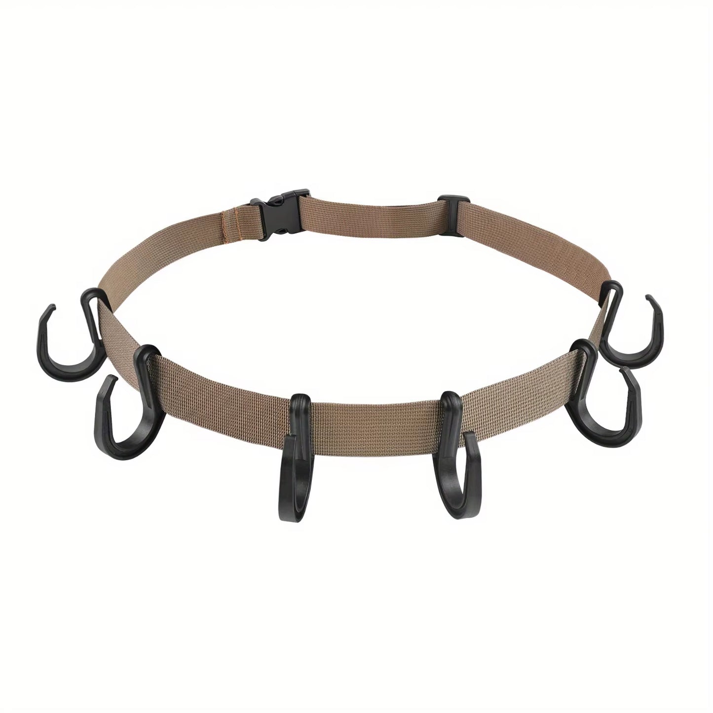 Treestand Strap Gear Hangers with Large Hooks, Lightweight Multi-Hook Accessory Holder Huntting Camping Hiking Tree Stand