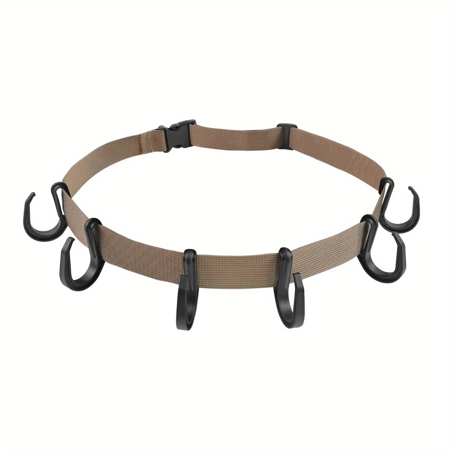 Treestand Strap Gear Hangers with Large Hooks, Lightweight Multi-Hook Accessory Holder Huntting Camping Hiking Tree Stand