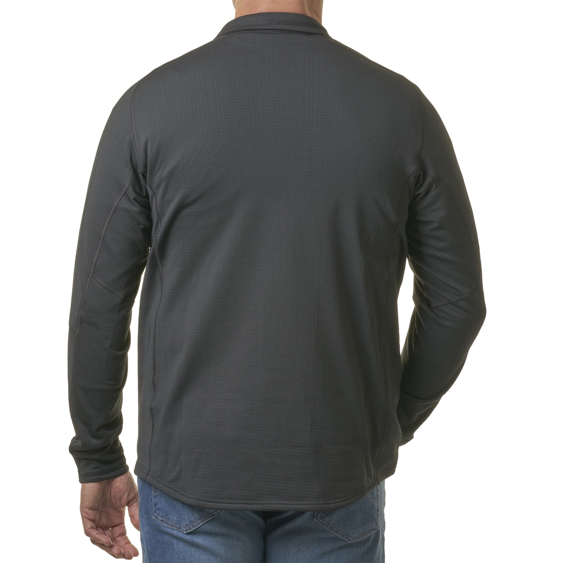 Men'S 1/4 Zip Hunting Pullover- Black, Size M