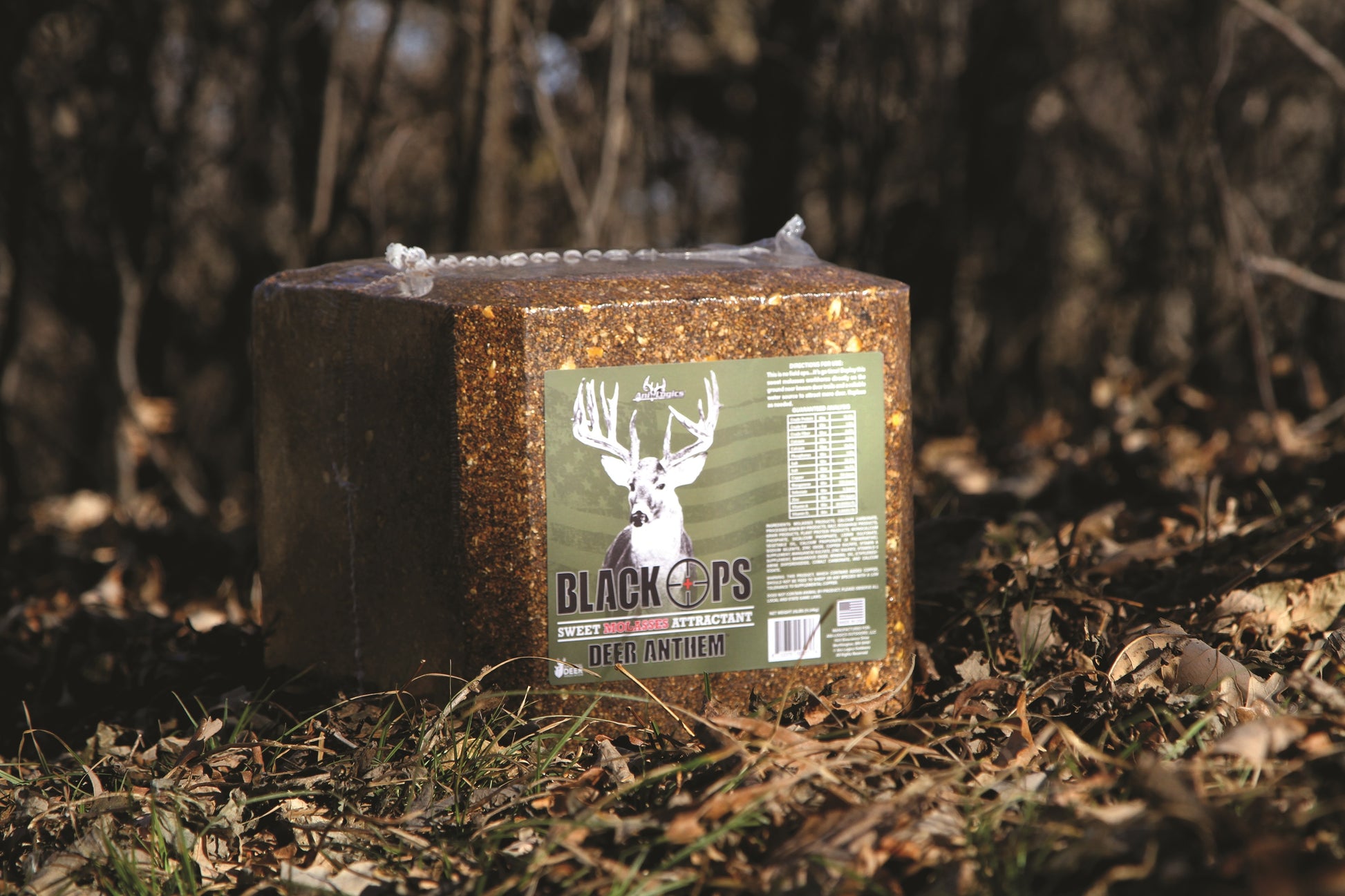 Black Ops Deer Anthem Attractant Deer Feed Protein Block, 25Lbs Single