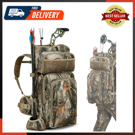 Camo Bow Hunting Backpack for Men and Women Saddle Hunting Back Pack