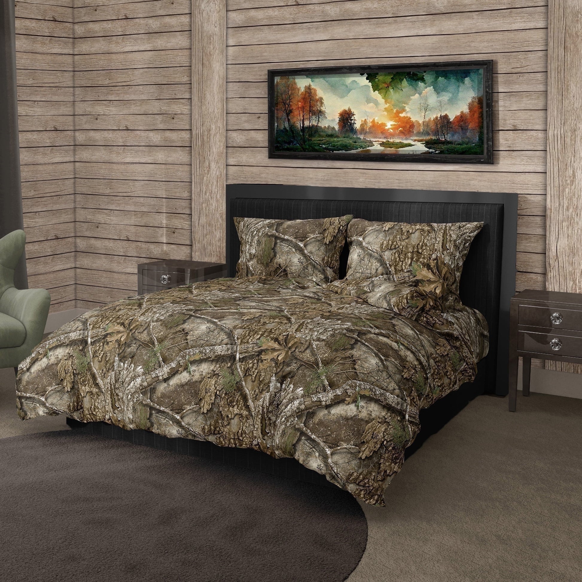 5 Piece King Bed in Bag Bedding Set, APX