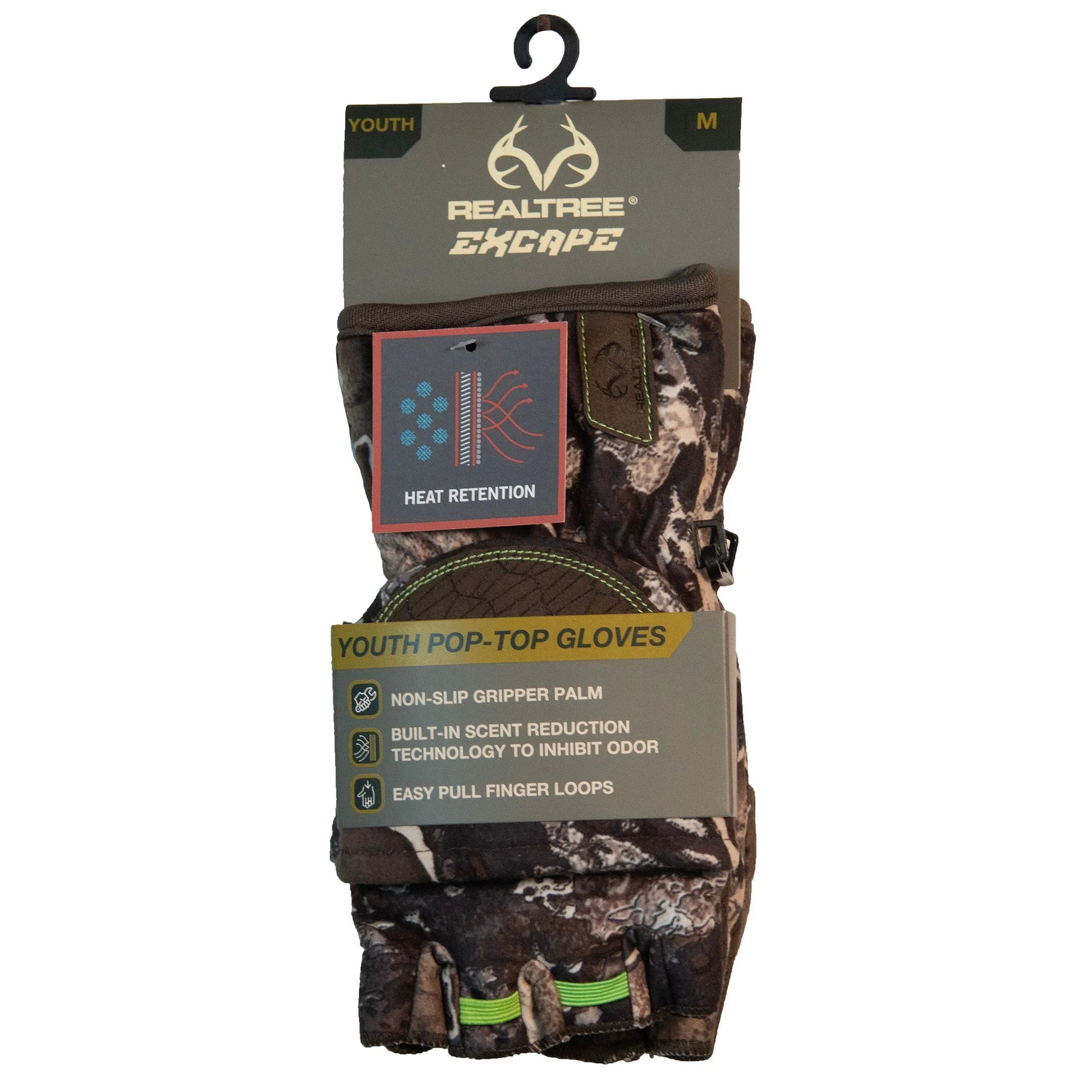 Excape Youth Pop-Top Hunting Gloves, Unisex
