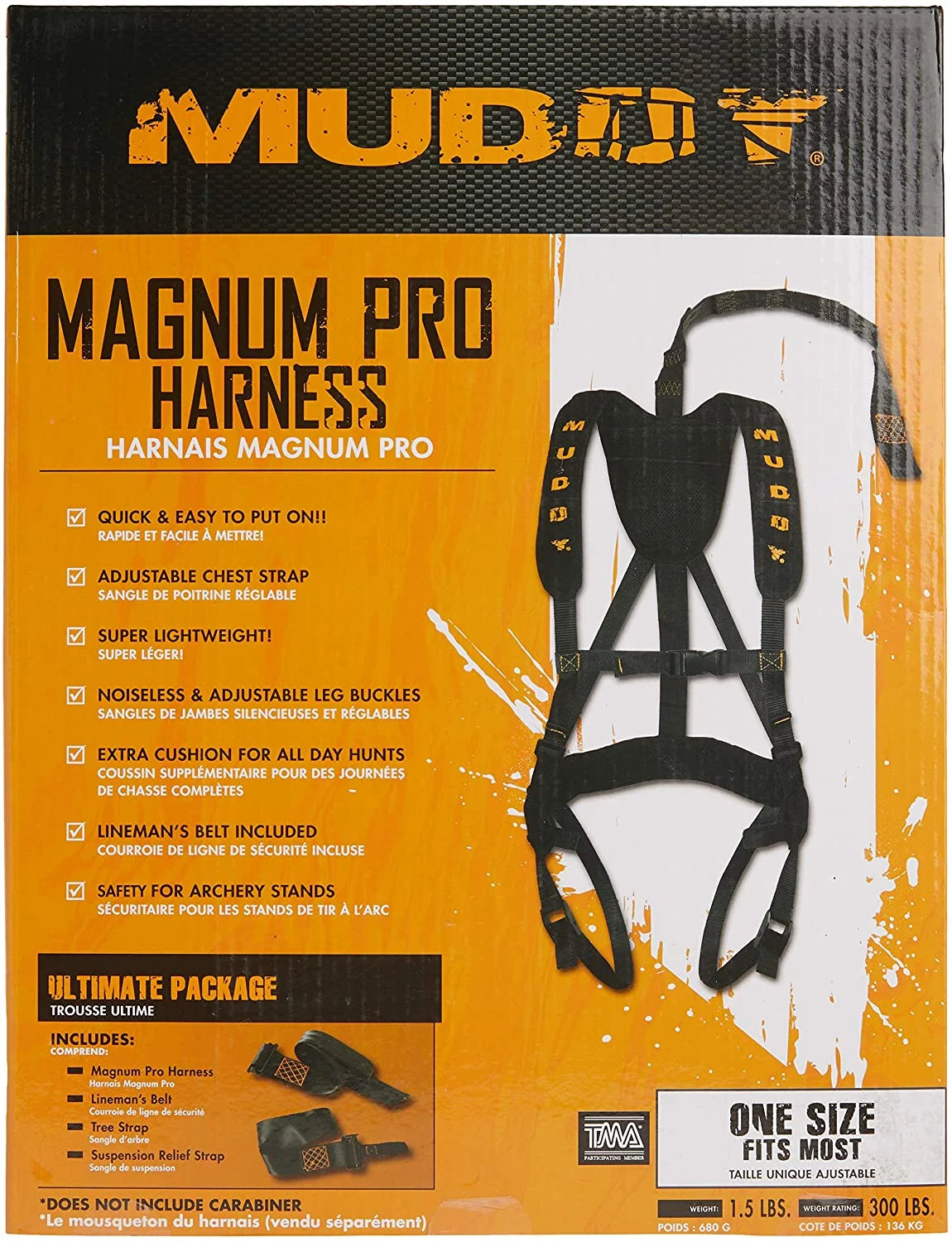 Outdoors Magnum Safety Harness, Lineman'S Belt, Tree Strap, Suspension Relief Strap