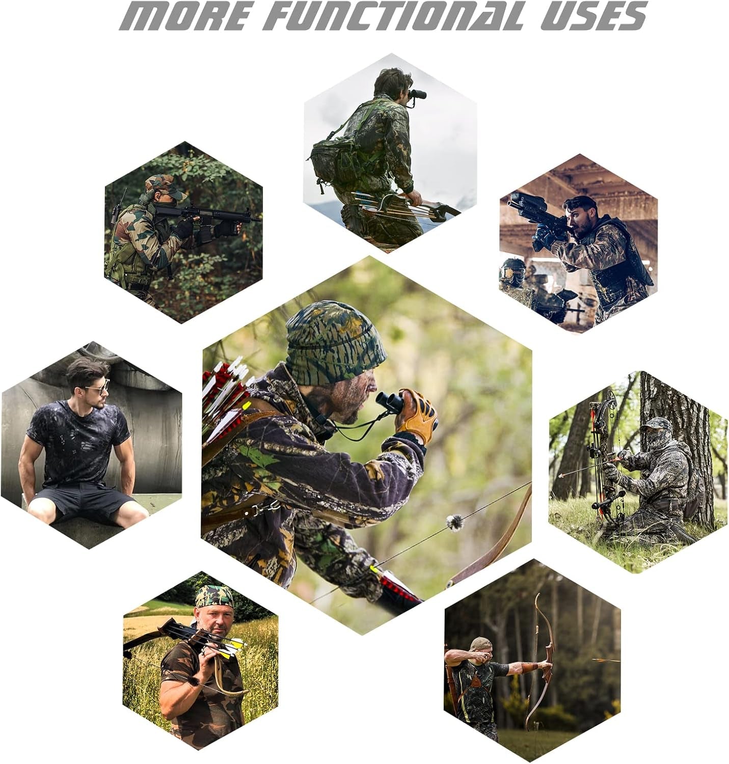 Men Camo T-Shirt,Lightweight Performance Tee