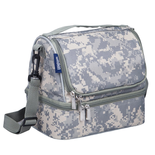 Kids Soft Sided Cooler Lunch Bag (Digital Camo Green)