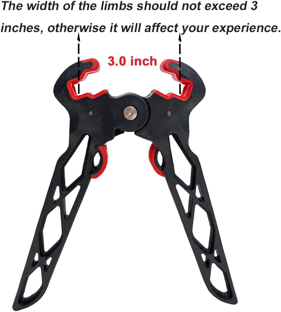 Folding Archery Bow Stand Compound Bow Kickstand Clamp Holder for Hunting