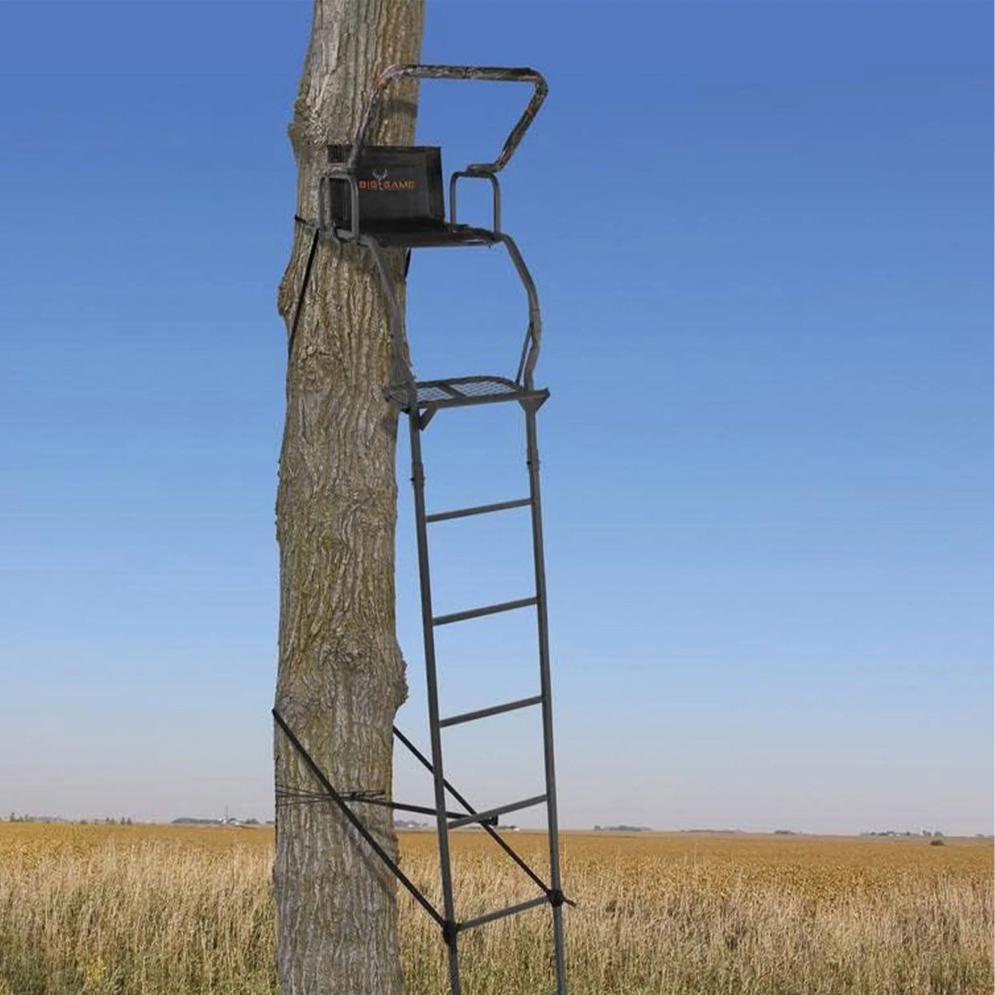Big Game Warrior DXT 17' Deer Hunting Ladders, Tree Stand and Flex-Tek Seat