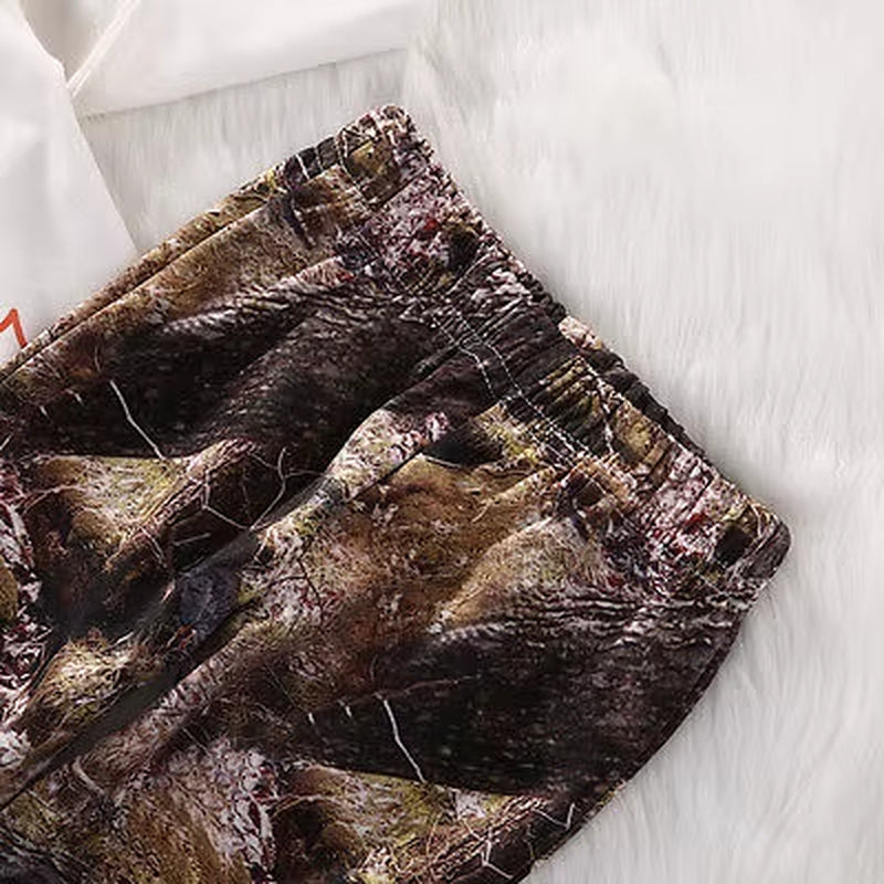 Autumn Baby Boy Clothing Sets Newborn Baby Boy Girl Deer Romper Pants Leggings Hat 3Pcs Outfits Set Costume product photo from The Deer Store