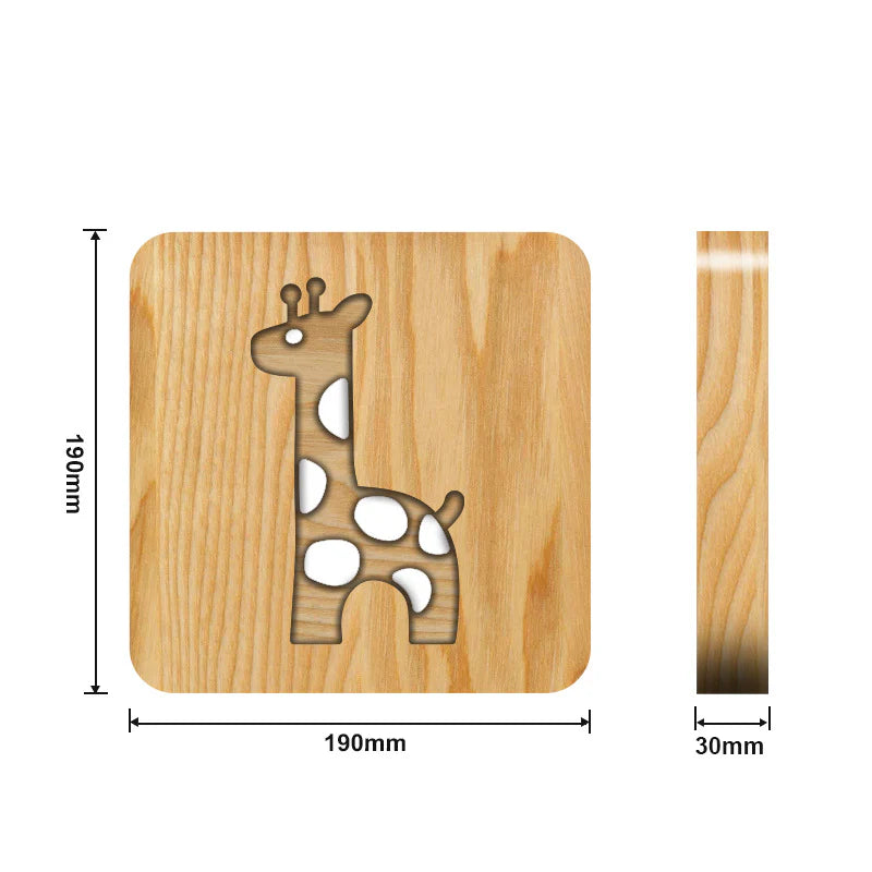 Deer Timber Bed Lamp
