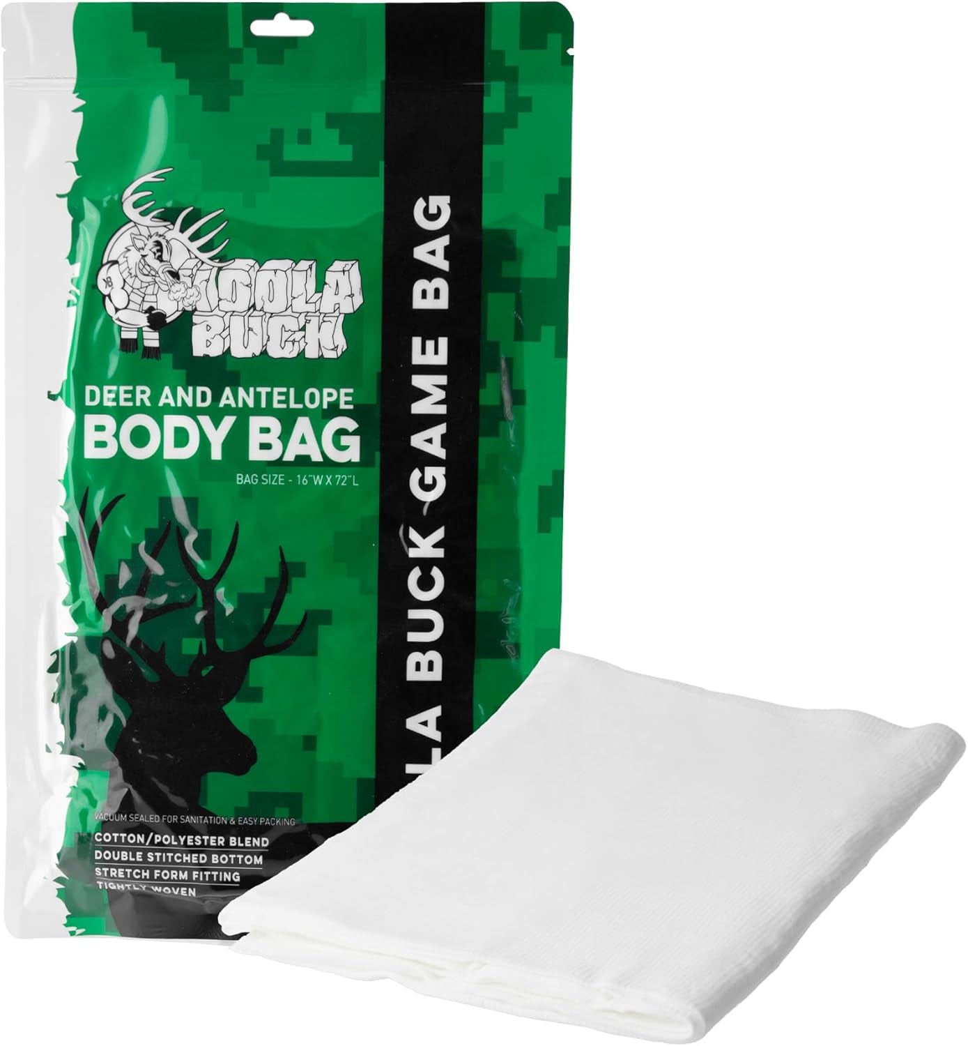 Game Bags Hunting | Available in Packs of 5 Deer or Elk Quarter Bags or 1 Deer Body Bag | Strong, Reusable, Breathable, Stretchable Meat Bags | Vacuum Sealed - Saves 50% Space