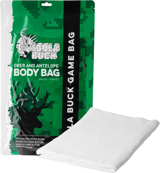 Game Bags Hunting | Available in Packs of 5 Deer or Elk Quarter Bags or 1 Deer Body Bag | Strong, Reusable, Breathable, Stretchable Meat Bags | Vacuum Sealed - Saves 50% Space