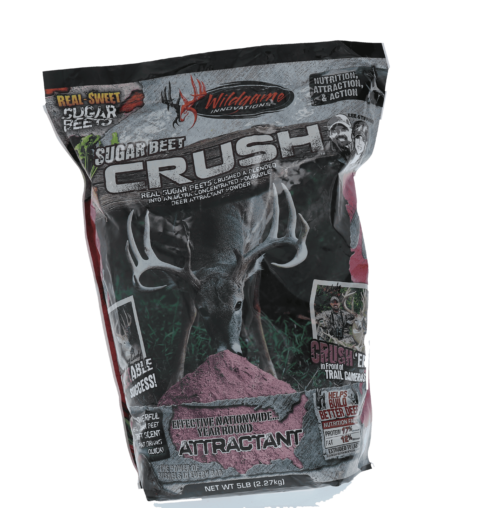 (3 Pack)  Sugar Beet Crush Deer Attractant Powder, 5Lb Bag