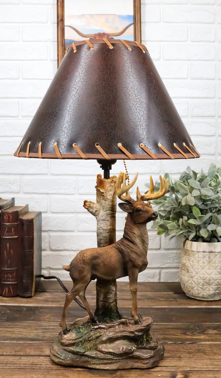 Rustic Country Grand Elk Stag Deer Birch product photo from The Deer Store
