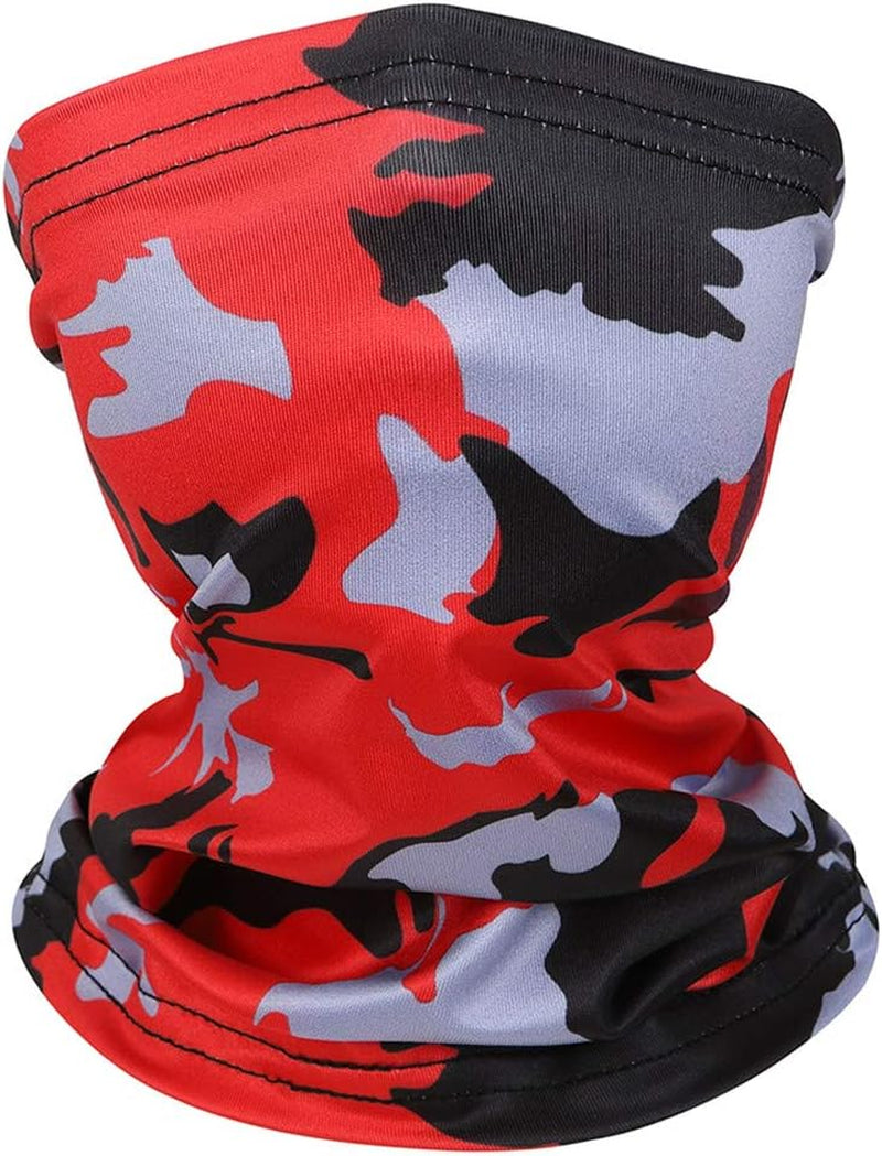 Kids Neck Gaiters Face Cover Balaclava Bandanas Face Covering for Children Summer Neck Gaiter
