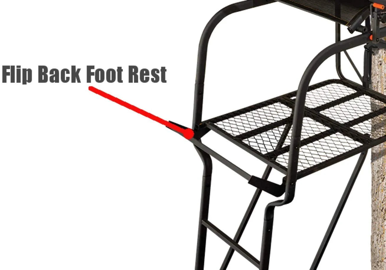 Big Game LS0550 Hunter HD 1.5 Deer Hunting 1 Person Ladder Tree Stand
