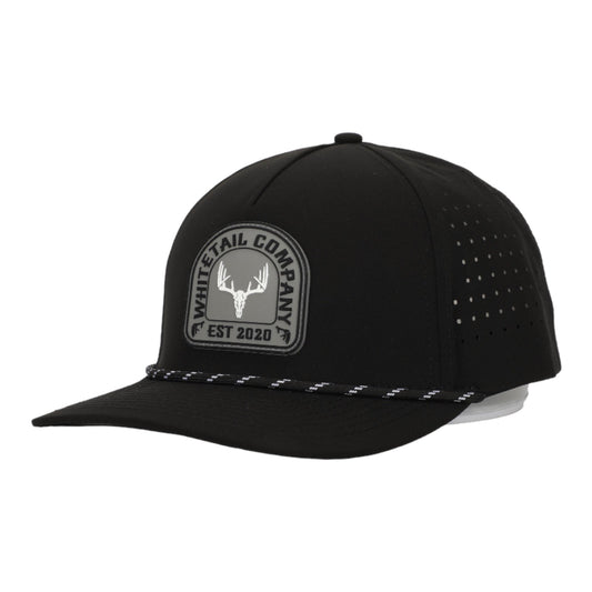 Black Nice Semi Dress Hat With Deer Patch