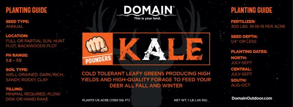 Domain Pounder - Kale Food Plot Seed