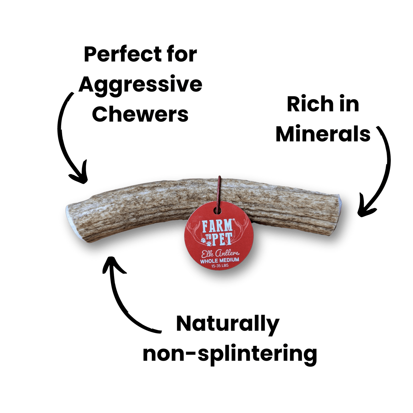 Whole Elk Antlers for Dogs